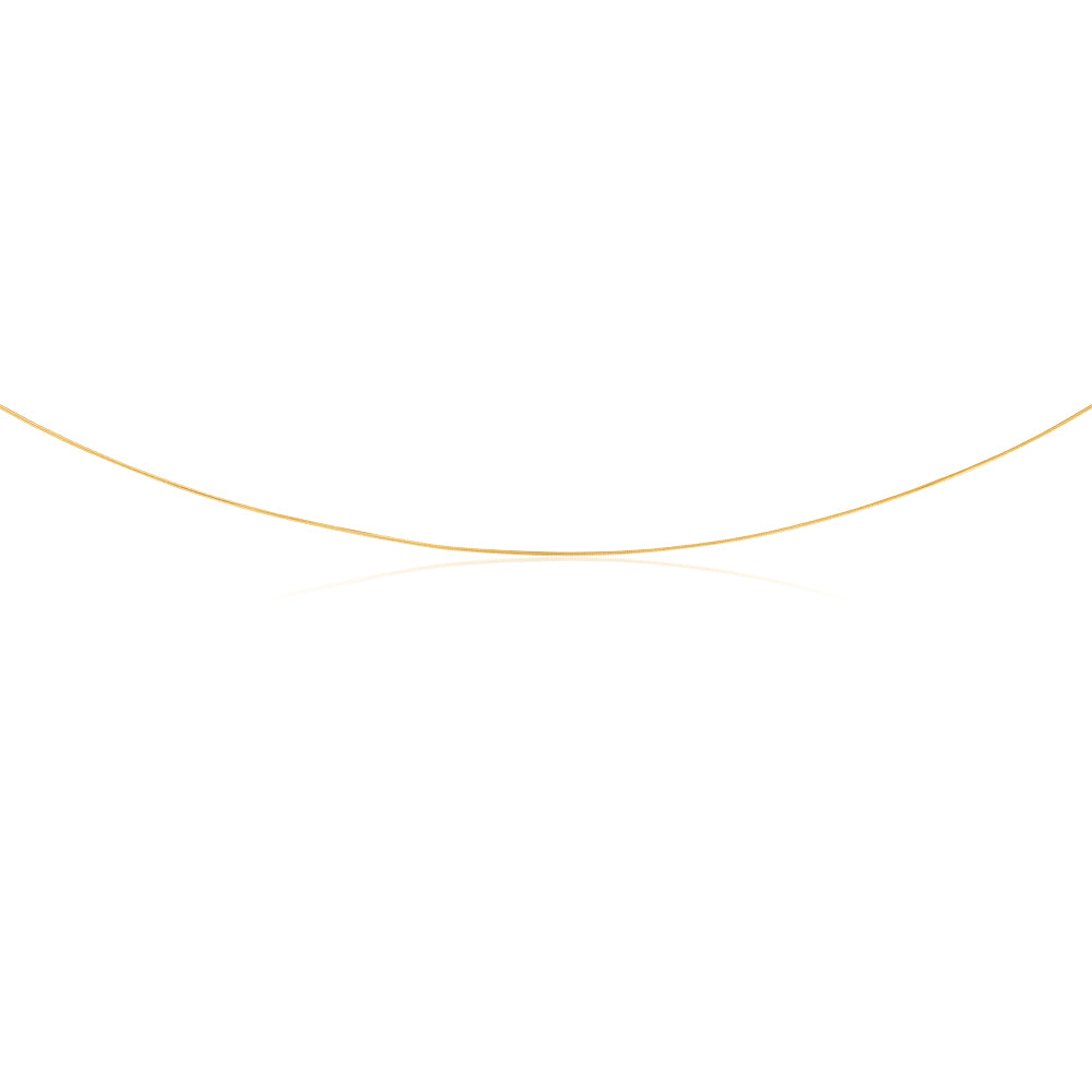 9ct Yellow Gold 45cm Snake Chain