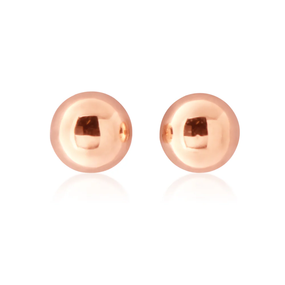 9ct Yellow Gold Ball 3mm Stud Earrings