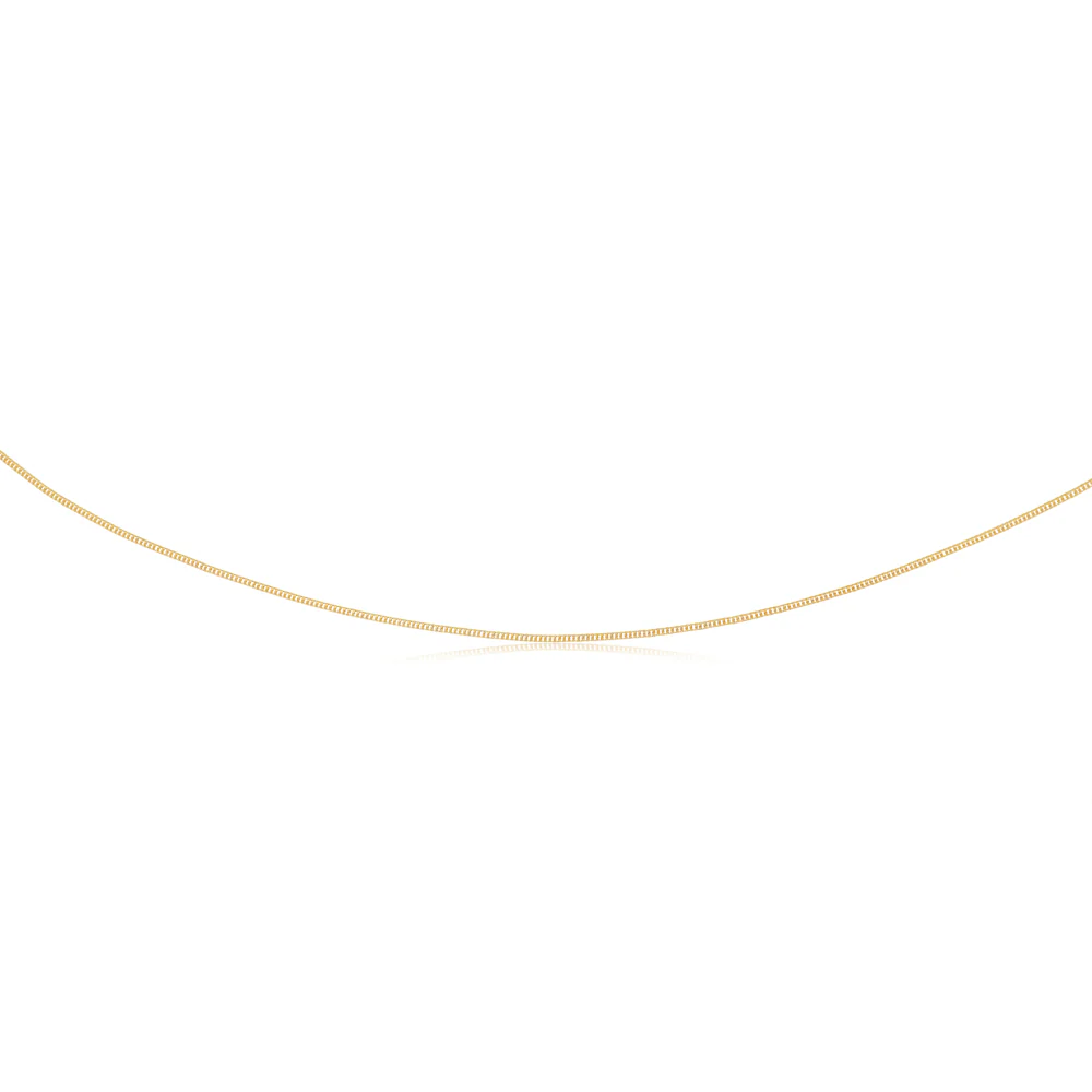 9ct Yellow Gold Copper Filled 50cm Curb Chain - Image 2