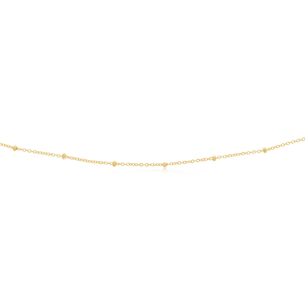 9ct Yellow Gold Fine 45cm Chain - Image 3