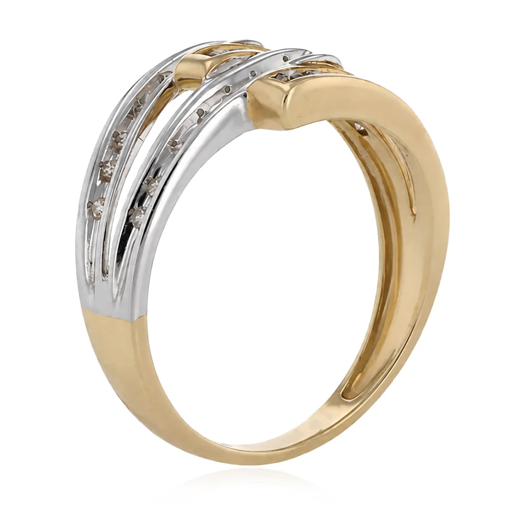 Australian Diamond 9ct Yellow Gold Diamond Ring - Image 5