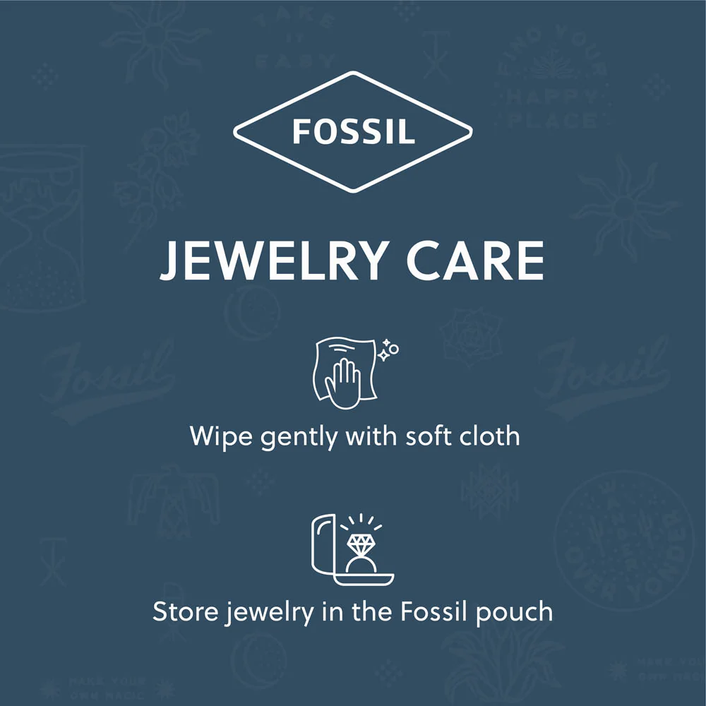 Fossil Stainless Steel Drew ID 20.7cm Bracelet - Image 7