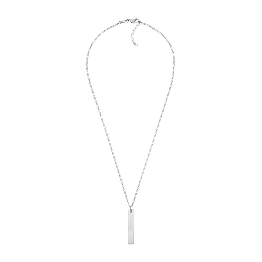 Fossil Stainless Steel Drew Pendant with Chain