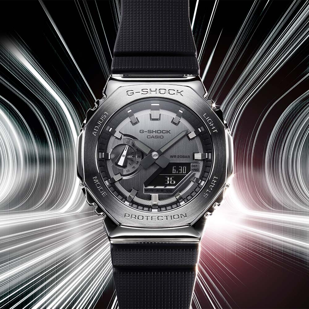 G-Shock GM2100-1A Metal Covered 'CasiOak' - Image 5