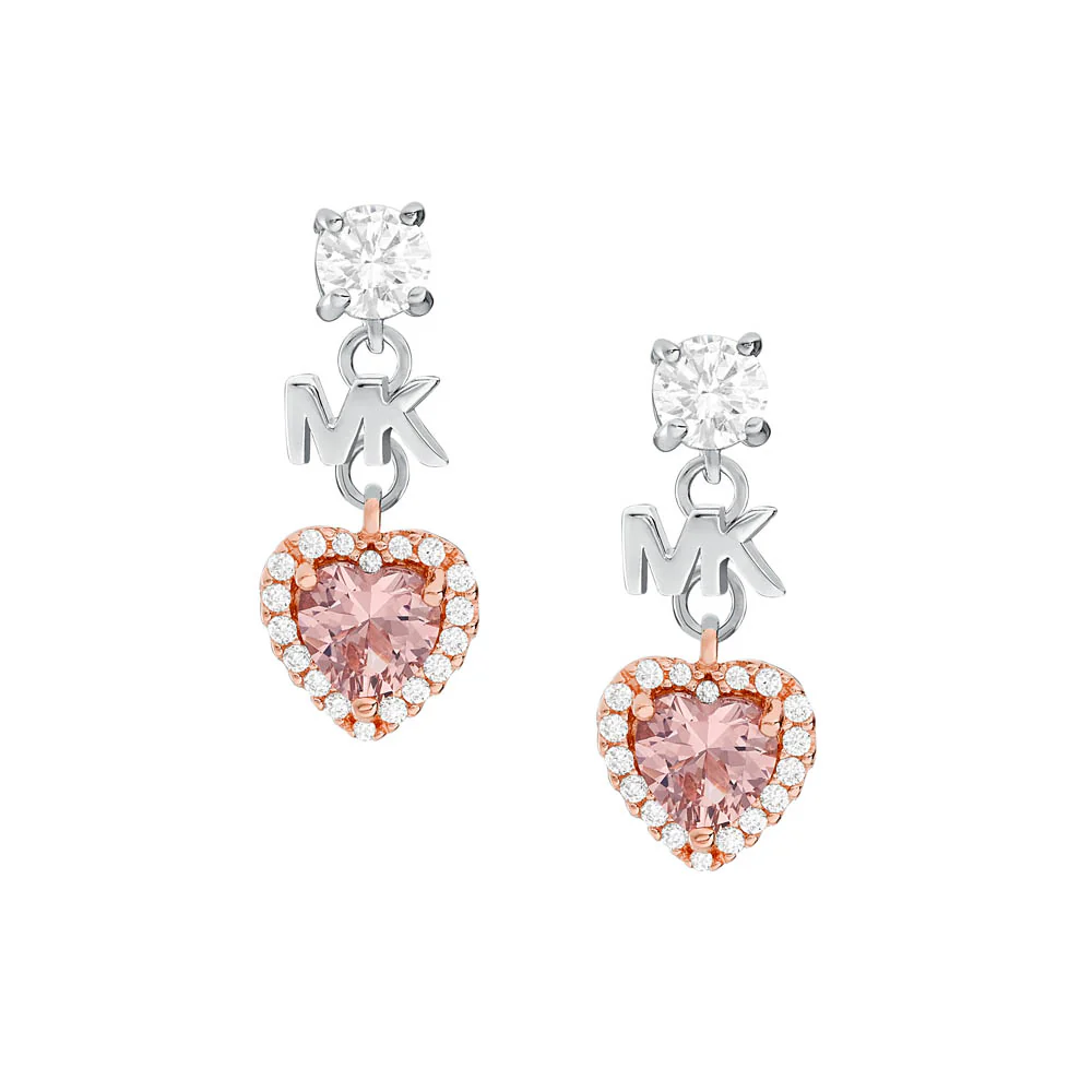 Michael Kors Double Tone Gold Plated Sterling Silver Premium Stud Earring