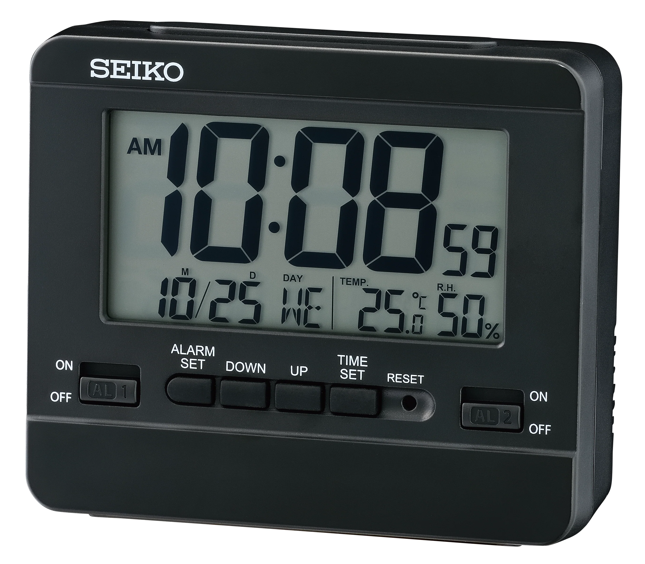 Seiko Digital Alarm Clock QHL086-K