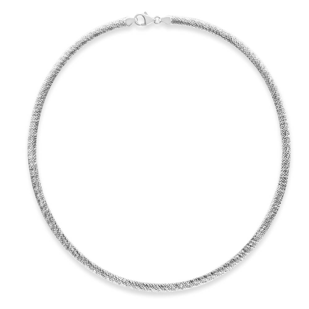 Sterling Silver Reversible Omega 5mm Chain