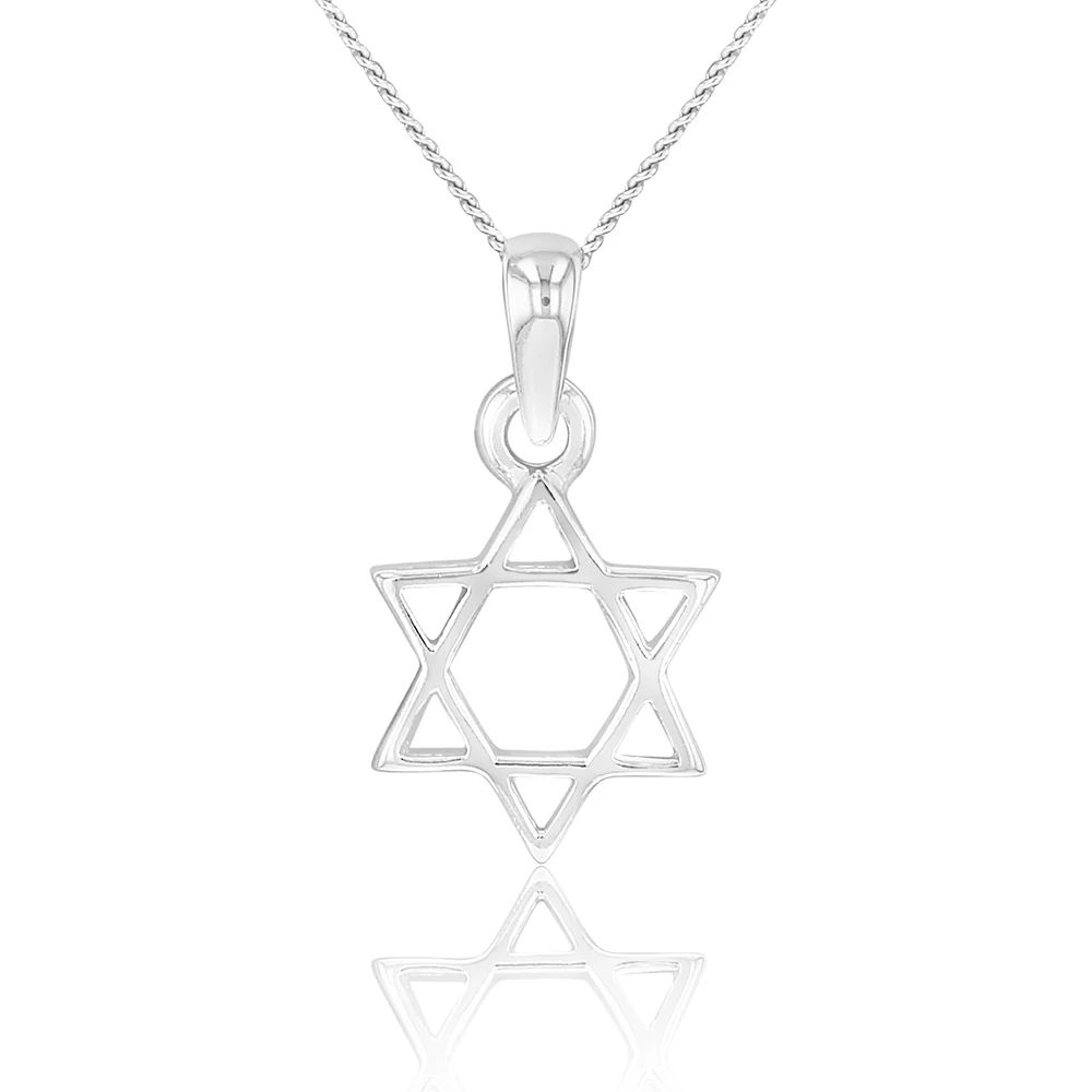 Sterling Silver Star of David Pendant