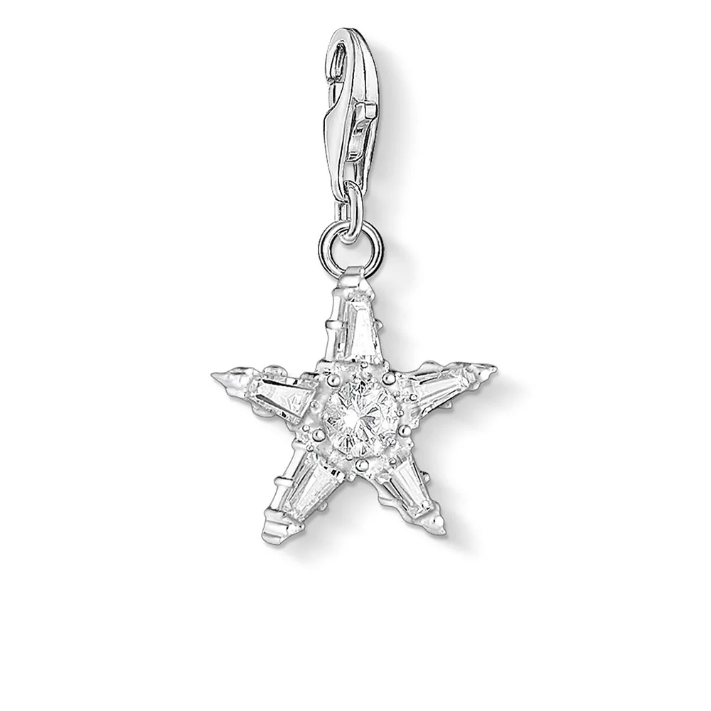 Sterling Silver Thomas Sabo Charm Club Cosmos Star
